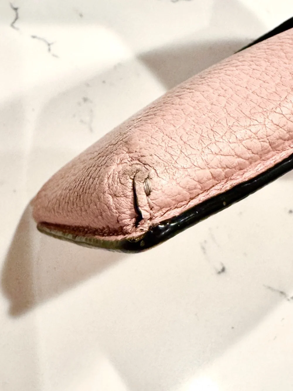 Kate Spade Light Pink Pebbled Leather Gold Chain Strap Phone Crossbody Bag - Picture 6 of 8